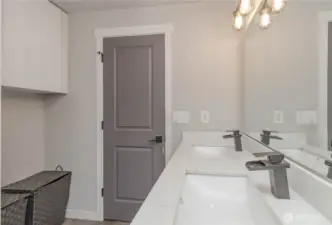 View of Updated bathroom