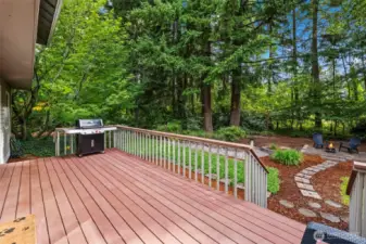 Spacious Deck.