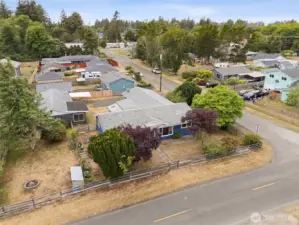 Corner lot with lots of room!