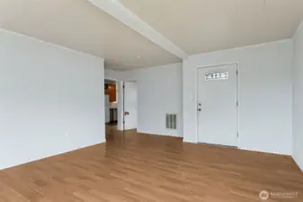 Living room of second house