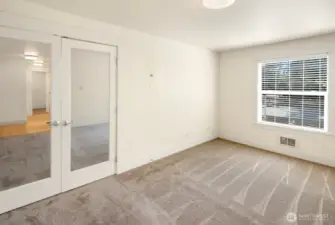 Another view looking into the living area from the den