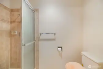 3/4 bath & water closet off main bedroom