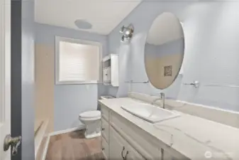 Remodeled Bathroom.