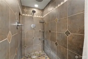 Large Walk-in Shower.