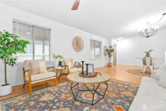 Plenty of room in this open living area!