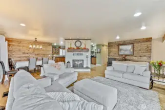 Upper level living space