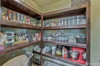 Walk in pantry