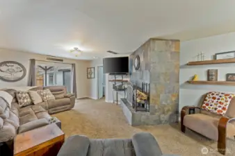 Lower level living space