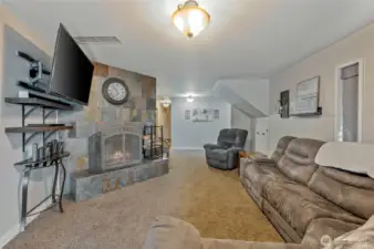 Lower level living space