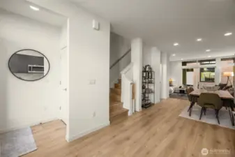 The heart of the home! An elegant dining area that flows directly into the designer kitchen for effortless entertaining