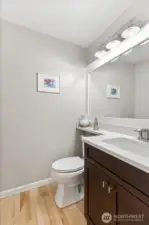 Main Floor Powder Room-potential to add a shower