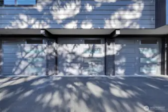 Individual garage w/ automated entry