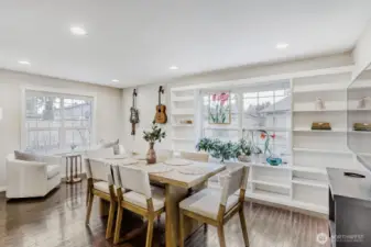 Entry from the Mud Room to the Dining Room