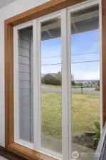 The views from the front of the home.