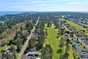 Pennesula surround by ocean