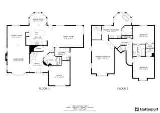 Floor plan (approximate) of 6511 52nd Ave. NW in Gig Harbor, WA