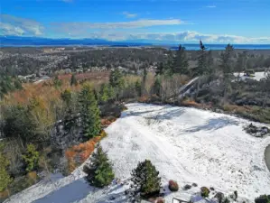 Aerial Shot Looking East