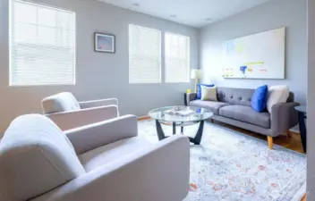 From the main floor landing, you’ll find open living framed by subtle architectural definition.