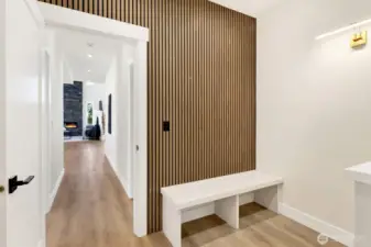 mud room from garage