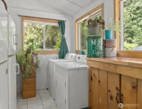 Utility and mud room.