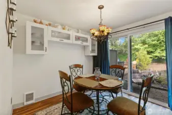 Large dining area on main