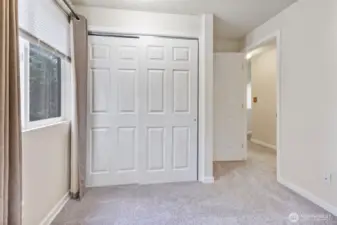 Spacious bedrooms on upper floor