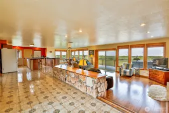 Great room with panoramic views