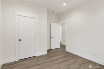 Bedroom #2 with walk in closet