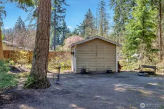 Outbuilding is just one of the many options for plenty of storage