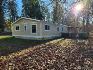 View of the back of the home.