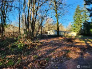 View from the front corner of the property.