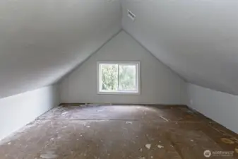 Finished attic