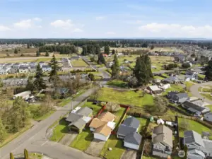 Close to town—making it easy to walk or bike to nearby shops, dining, and everyday amenities.