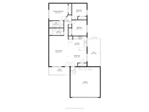 Smart, functional layout with everything on one level for ease and comfort. Open-concept living, kitchen, and dining area with vaulted ceilings creates a bright, spacious feel. Thoughtfully designed for flow and everyday living—practical, but far from boring!
