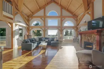 Incredible details and high-end finishes throughout the home highlight the breathtaking views.