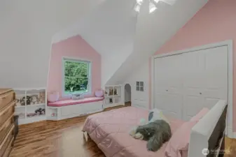 The second bedroom on the second floor.