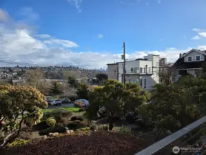 Views of Queen Anne Hill, downtown and the Space Needle