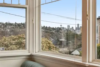 Views from the dining space