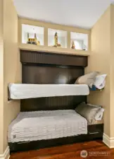 Bath integrated into the plan to support both daily use and guests