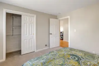 East bedroom with large closet