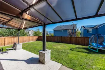 Custom Patio and Covered Area