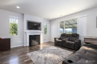 Living Room with Gas Fireplace