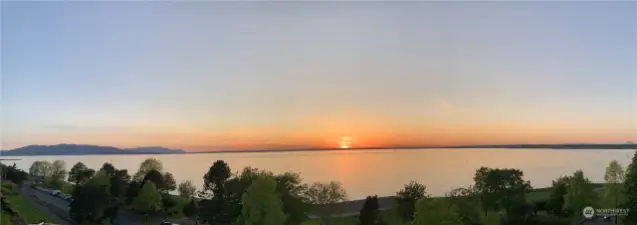 Panoramic view from the unit.