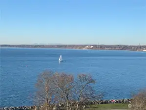 Bellingham Bay View from private deck.