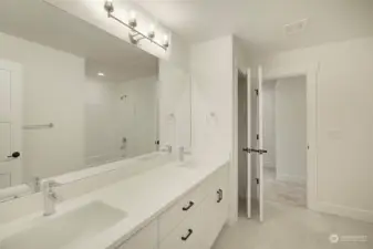 Bathroom upstairs.