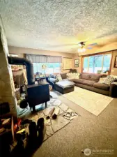 Family Room & Wood Stove