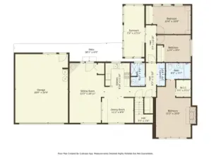 Floor plan, lower unit