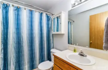 Upstairs bath w/shower