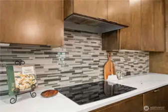 Check out the induction cooktop!