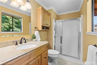 Upstairs Primary Suite 3/4 bath